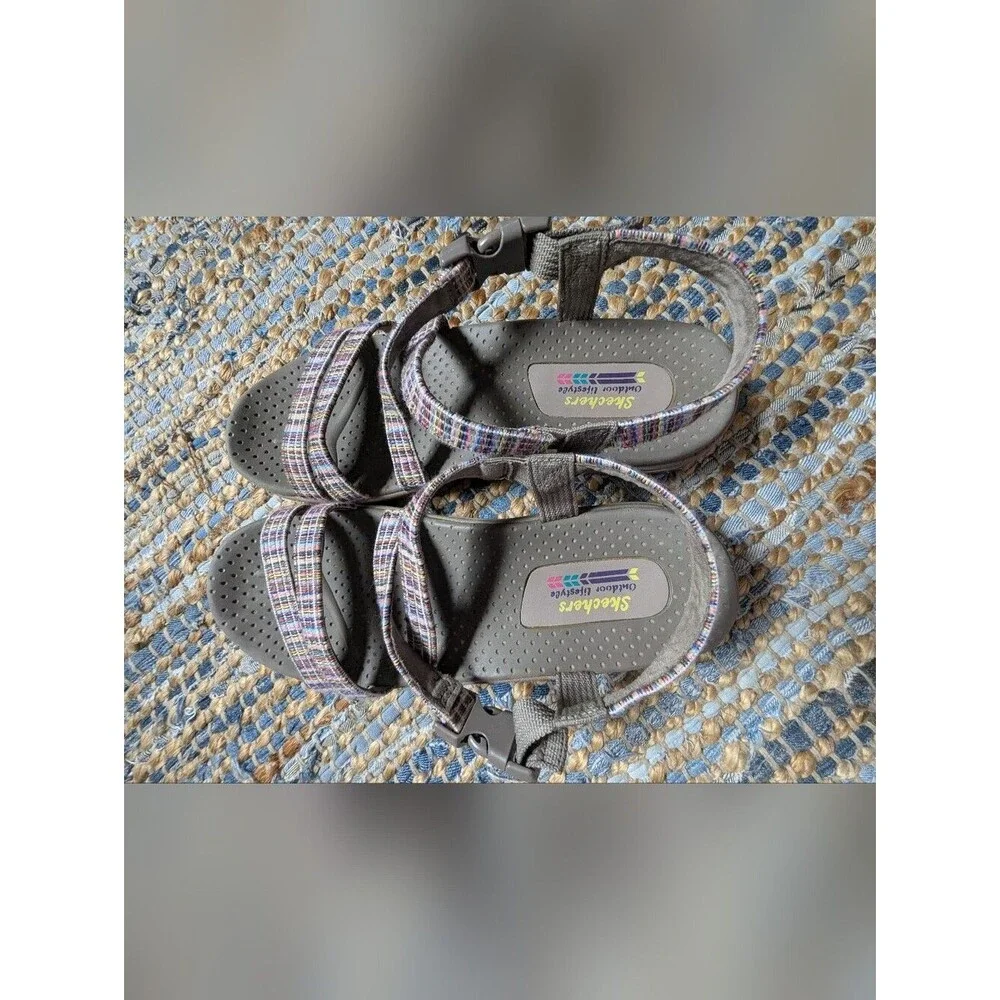 Skechers Outdoor Lifestyle Multicolor Strap Sandals 9 Comfort Walking Hiking